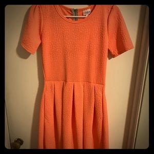 Lularoe Amelia - Small - Bright Coral- never worn
